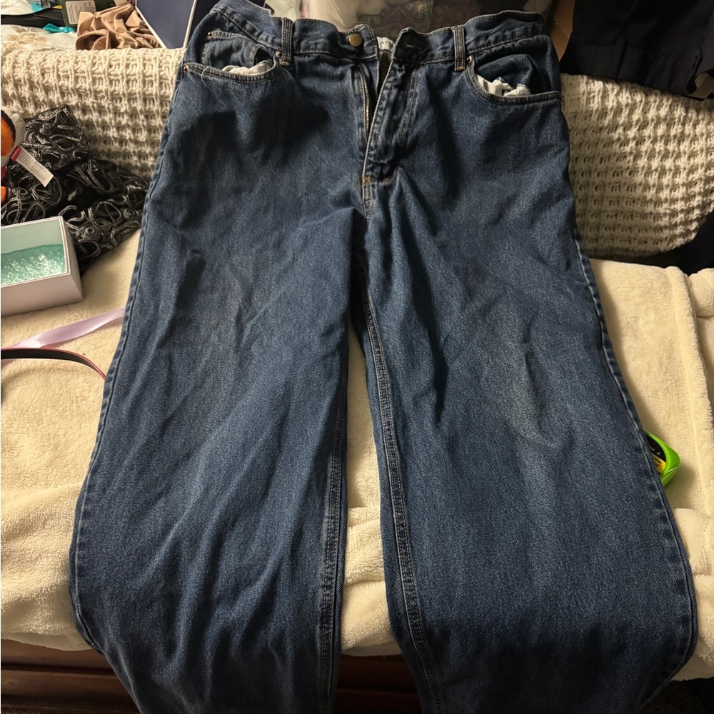 Burrylane Men’s Flannel Lined Jeans — Size 38×32 — Workwear Denim
